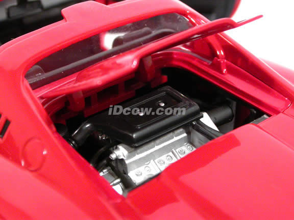 1970 Ferrari Dino 246 GTS diecast model car 1:18 scale die cast by Hot Wheels - Red 54601