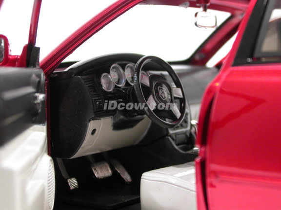 2006 Dodge Charger R/T diecast model car 1:18 scale die cast by Jada Toys Showroom Floor - Metallic Red 90725