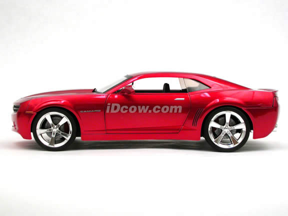 2006 Chevy Camaro Concept diecast model car 1:18 scale die cast by Jada Toys - Metallic Red 91077