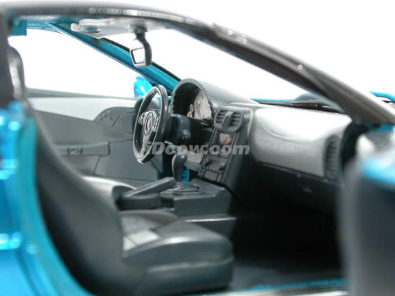 2009 Chevrolet Corvette ZR1 diecast model car 1:18 scale die cast by Jada Toys - Metallic Blue 92025