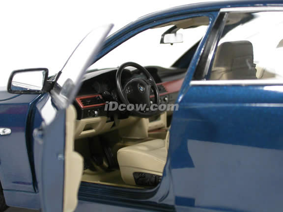 2003 BMW 530i diecast model car 1:18 scale die cast from Jadi - Metallic Blue