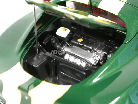 2002 Lotus Elise Type 25 diecast model car 1:18 scale die cast from Jadi - Green