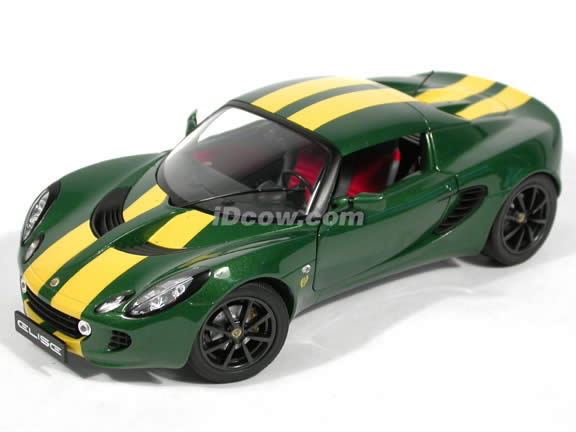 2002 Lotus Elise Type 25 diecast model car 1:18 scale die cast from Jadi - Green