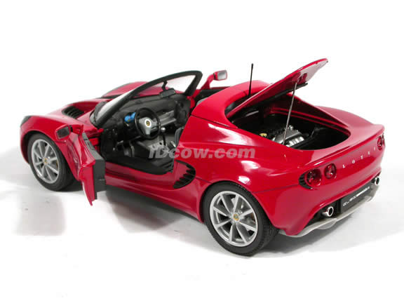 2002 Lotus Elise diecast model car 1:18 scale die cast from Jadi - Red