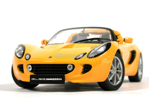 2002 Lotus Elise diecast model car 1:18 scale die cast from Jadi - Yellow