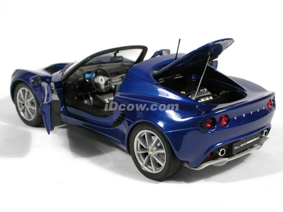 2002 Lotus Elise diecast model car 1:18 scale die cast from Jadi - Blue