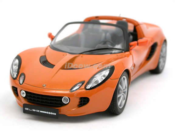 2002 Lotus Elise diecast model car 1:18 scale die cast from Jadi - Orange