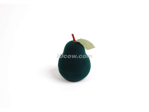 Beautiful Green Pear Jewelry box for ring, earrings