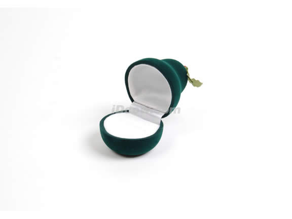 Beautiful Green Pear Jewelry box for ring, earrings