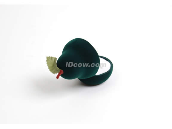 Beautiful Green Pear Jewelry box for ring, earrings
