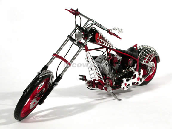 Orange County Choppers Black Widow Diecast Motorcycle Model 1:10 scale die cast from ERTL (American Choppers)
