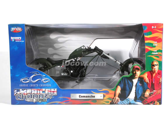 Orange County Choppers Comanche Diecast Motorcycle Model 1:10 scale die cast from ERTL (American Choppers)