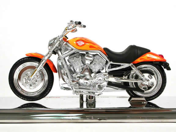 2002 Harley Davidson V-Rod Diecast Motorcycle Model 1:18 scale die cast from Maisto - Orange