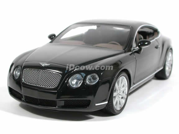 2005 Bentley Continental GT diecast model car 1:18 scale die cast from Minichamps - Black 056046