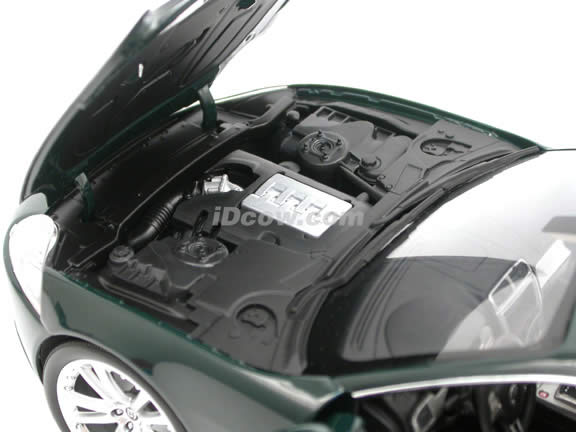 2006 Jaguar XK Coupe diecast model car 1:18 scale die cast by Minichamps - Dark Green 071575