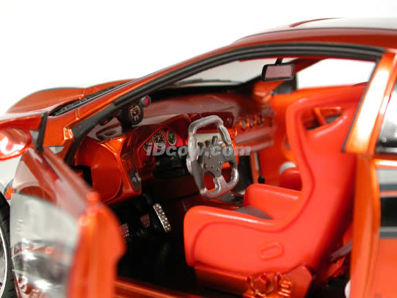 2002 Acura RSX diecast model car 1:18 scale die cast from Muscle Machines - Copper
