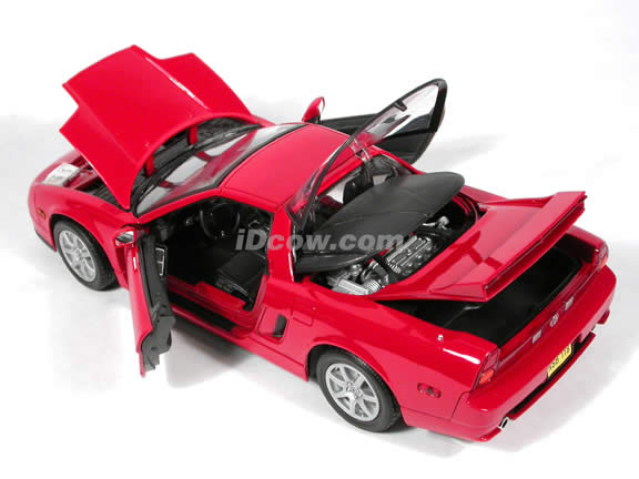 2002 Acura NSX diecast model car 1:18 scale die cast by Motor Max - Red