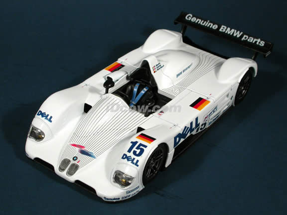 1999 BMW V12 LMR #15 Dell diecast model car 1:18 scale Le Mans Racer by Maisto