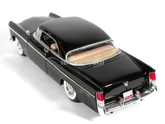 1956 Chrysler 300B diecast model car 1:18 scale die cast by Maisto - Black