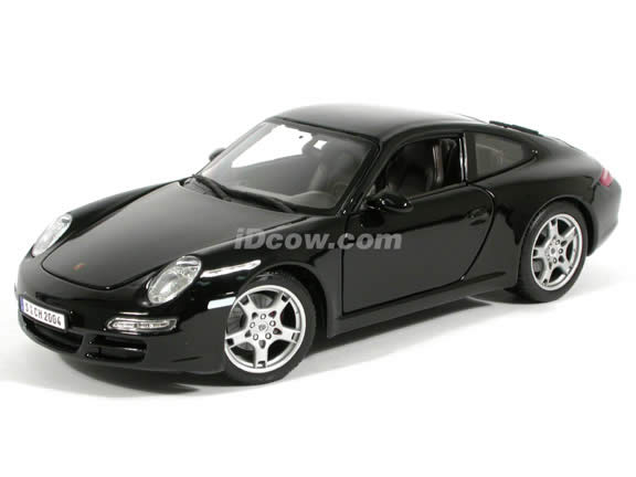 2005 Porsche 911 Carrera S diecast model car 1:18 scale die cast by Maisto - Black
