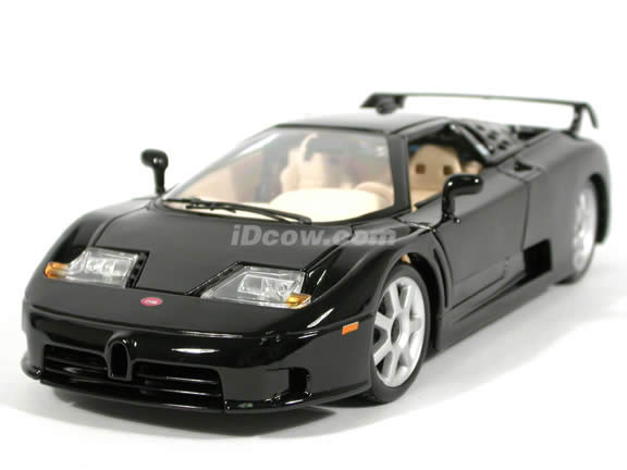 1994 Bugatti Dauer EB 110 Sport diecast model car 1:18 scale die cast by Maisto - Black