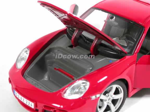 2006 Porsche Cayman S diecast model car 1:18 scale die cast by Maisto - Red 31122