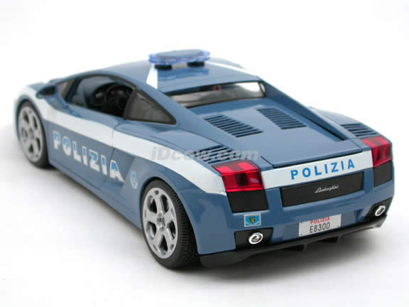 2004 Lamborghini Gallardo Police Car diecast model car 1:18 scale die cast by Maisto - 31121