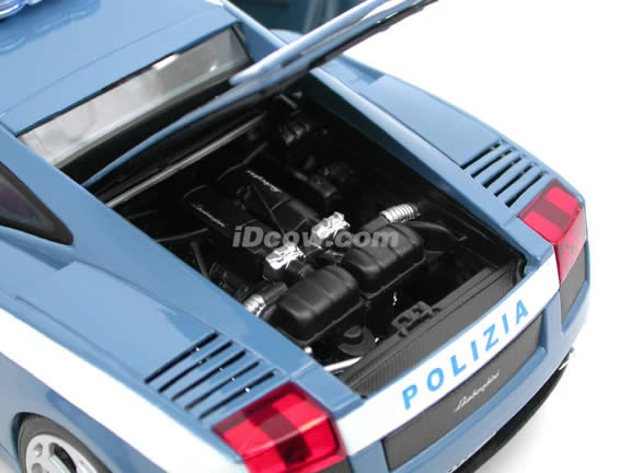 2004 Lamborghini Gallardo Police Car diecast model car 1:18 scale die cast by Maisto - 31121