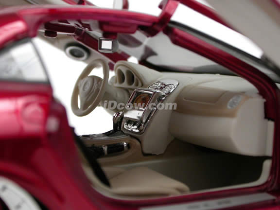 2006 Mercedes Benz McLaren SLR diecast model car 1:18 scale die cast by Maisto Playerz - Metallic Red 31068