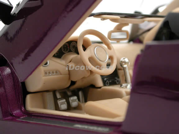 2005 Lamborghini Murcielago Roadster diecast model car 1:18 scale die cast by Maisto - Purple 31636