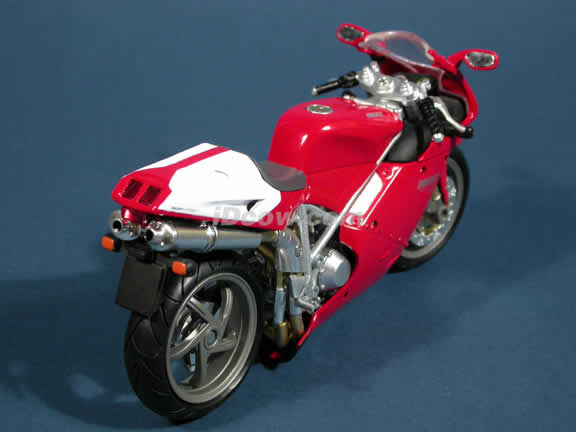 Ducati 998s Model Diecast Motorcycle 1:12 die cast by NewRay - Red
