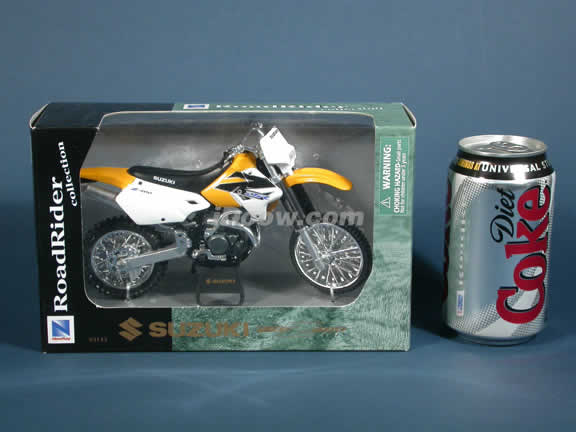 Suzuki DR Z400 Model Model Diecast Dirt Bike Motorcycle 1:12 die cast by NewRay - Yellow