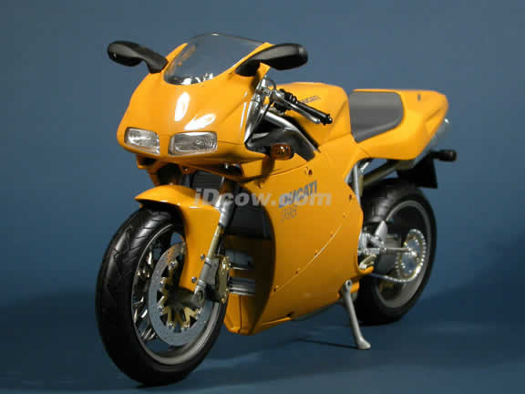 Ducati 998 Model Diecast Motorcycle 1:6 die cast by NewRay - Yellow