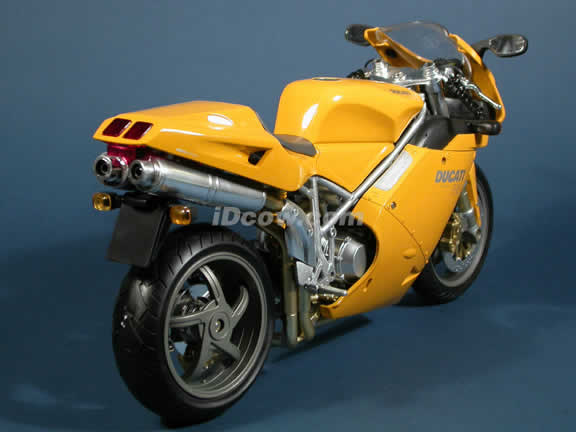 Ducati 998 Model Diecast Motorcycle 1:6 die cast by NewRay - Yellow