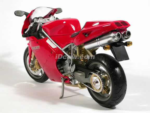 Ducati 998 Model Diecast Motorcycle 1:6 die cast by NewRay - Red