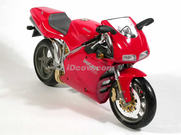 Ducati 998 Model Diecast Motorcycle 1:6 die cast by NewRay - Red
