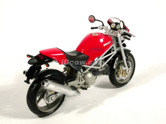 Ducati Monster S4 diecast motorcycle 1:12 scale die cast by NewRay - Red