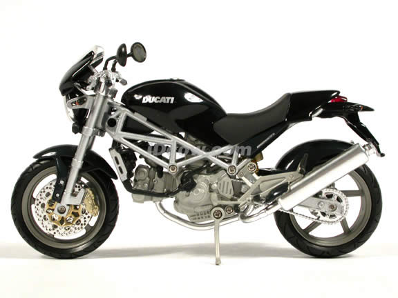 Ducati Monster S4 diecast motorcycle 1:12 scale die cast by NewRay - Black