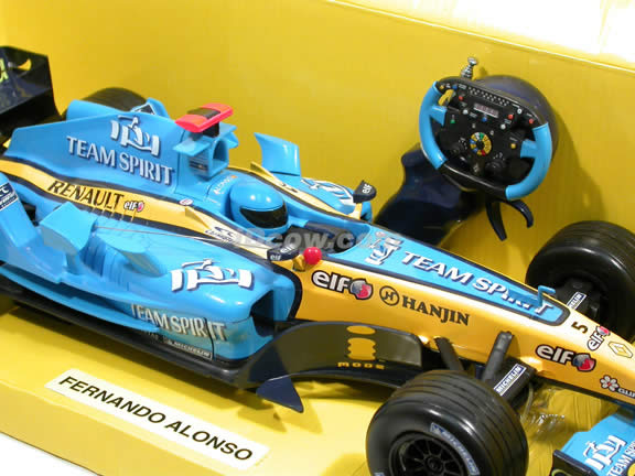 2005 RC Renault Formula One F1 R25 #5 Fernando Alonso RC model car 1:12 scale by NewRay - 89923A