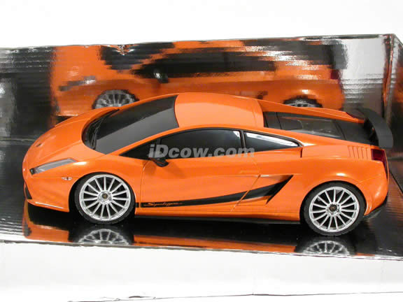 2007 RC Lamborghini Gallardo Superleggera model car 1:18 scale by XQ Toys - Orange