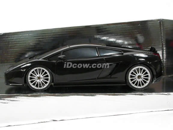 2007 RC Lamborghini Gallardo Superleggera model car 1:18 scale by XQ Toys - Black