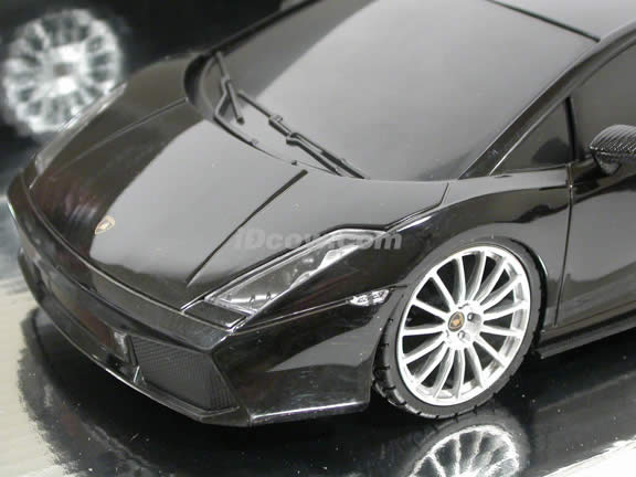 2007 RC Lamborghini Gallardo Superleggera model car 1:18 scale by XQ Toys - Black