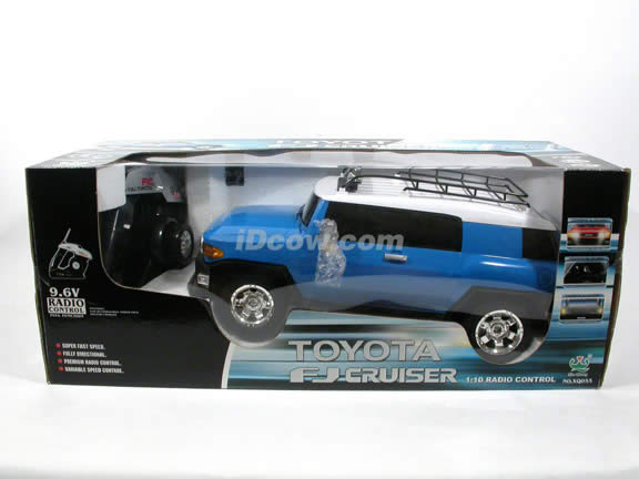 2007 RC Toyota FJ Cruiser model car 1:10 scale - Blue