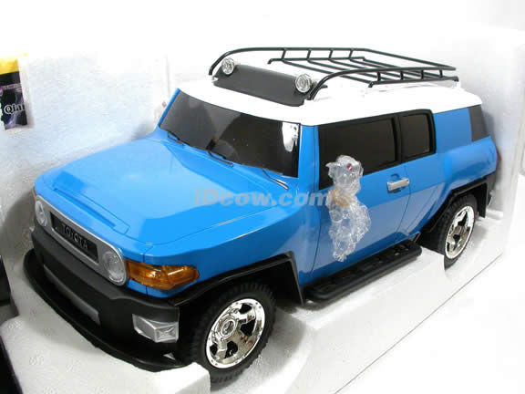 2007 RC Toyota FJ Cruiser model car 1:10 scale - Blue
