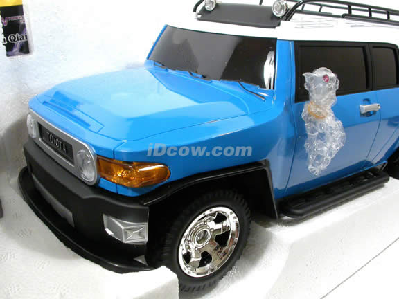 2007 RC Toyota FJ Cruiser model car 1:10 scale - Blue