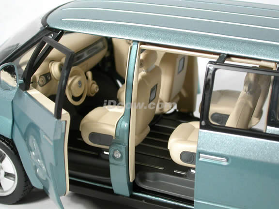 VW Microbus Concept diecast model car 1:18 scale die cast by Revell - Light Blue
