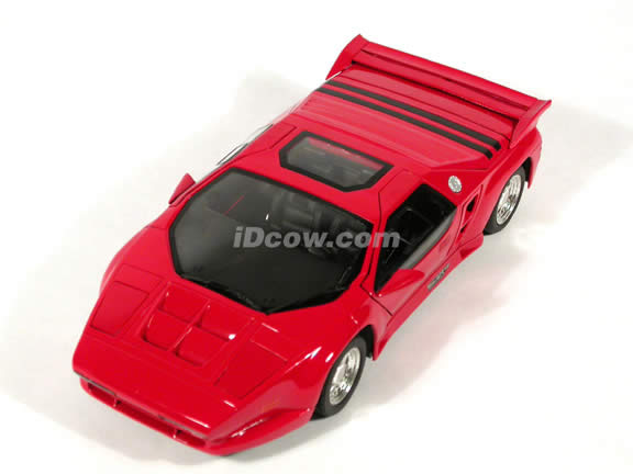 1991 Vector W8 Twin Turbo diecast model car 1:18 scale die cast by Ricko Ricko - Red