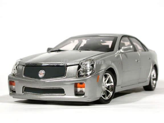 2004 Cadillac CTS V Series diecast model car 1:18 scale die cast by Ricko Ricko - Silver