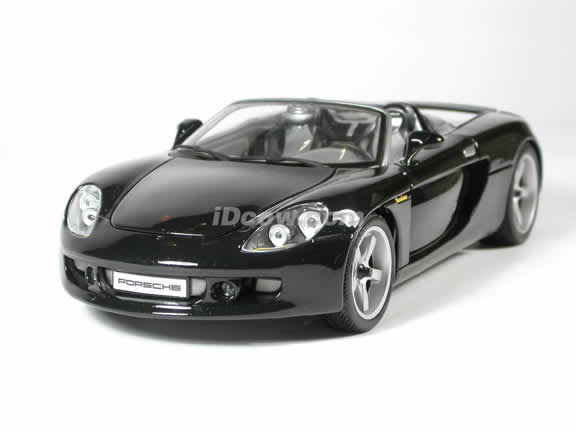 2004 Porsche Carrera GT diecast model car 1:18 scale die cast by Maisto - Black (Concept Model)