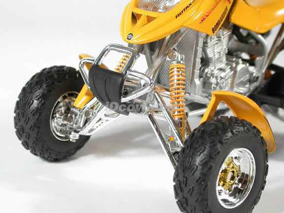 Bombardier DS650 Model Diecast ATV 1:12 die cast by NewRay - Yellow
